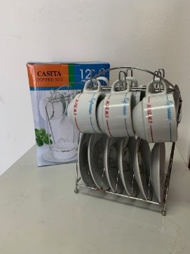 12 PCS  CASITA COFFE SET ESPRESO