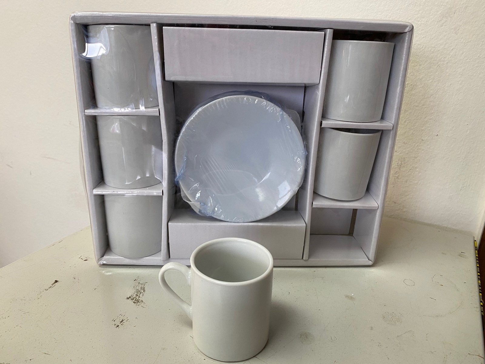 Teacup and Saucer 6pcs Bone China